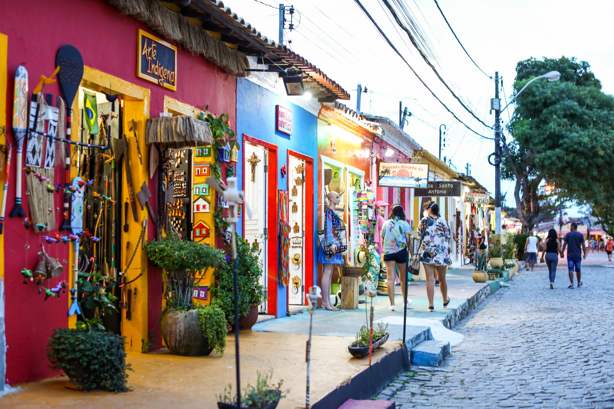 Centro histórico Arraial D'Ajuda