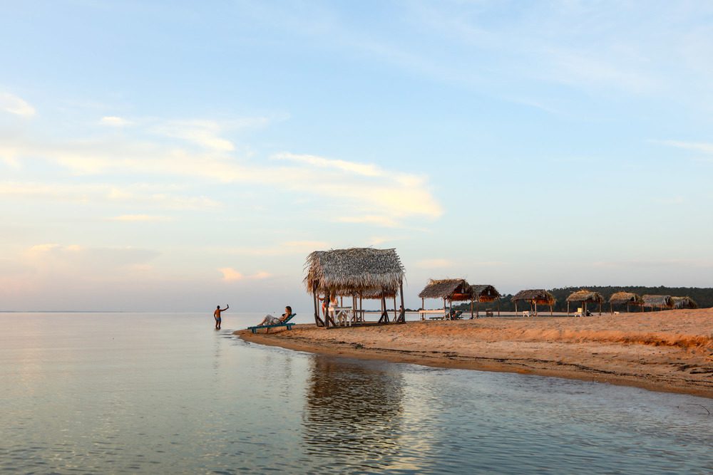 Praia em Belterra