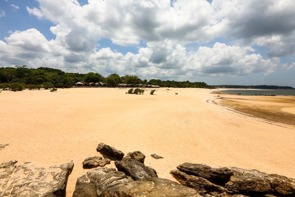 Praia: Ponta das pedras