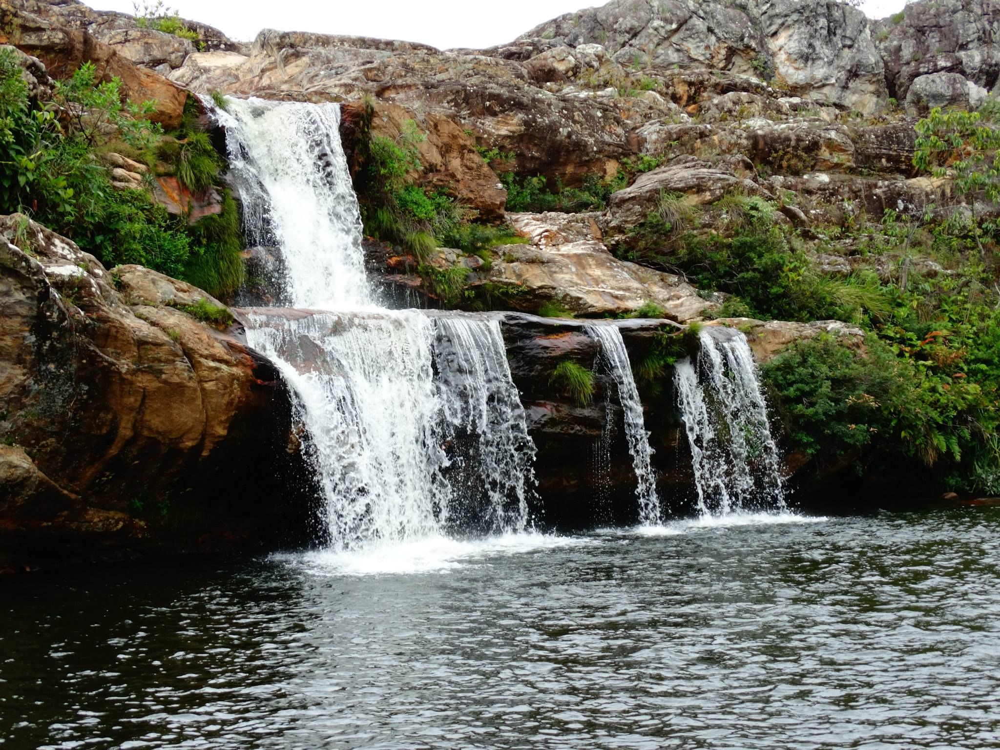 Cachoeira dos Cristais, no Parque Estadual do Biribiri, em Diamantina, MG. Fonte: Shirlei Souza.