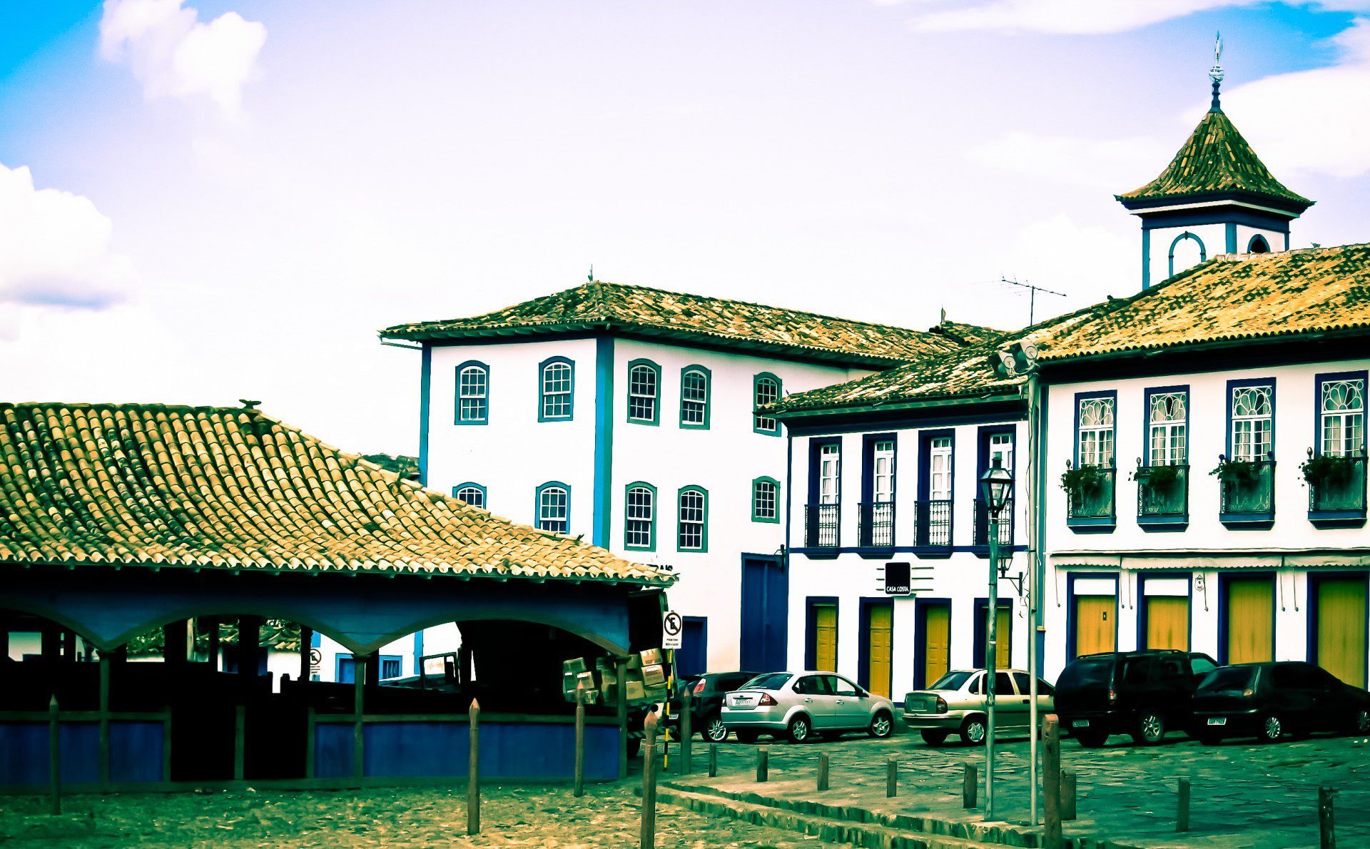 Vista Parcial do Mercado Velho, em Diamantina, MG.