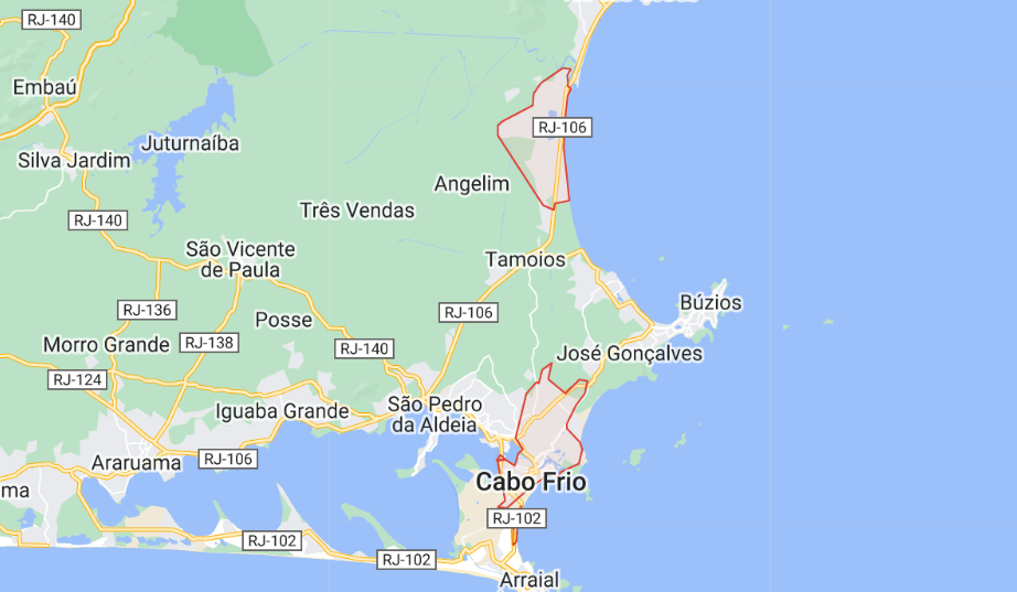 Google Maps - Cabo Frio