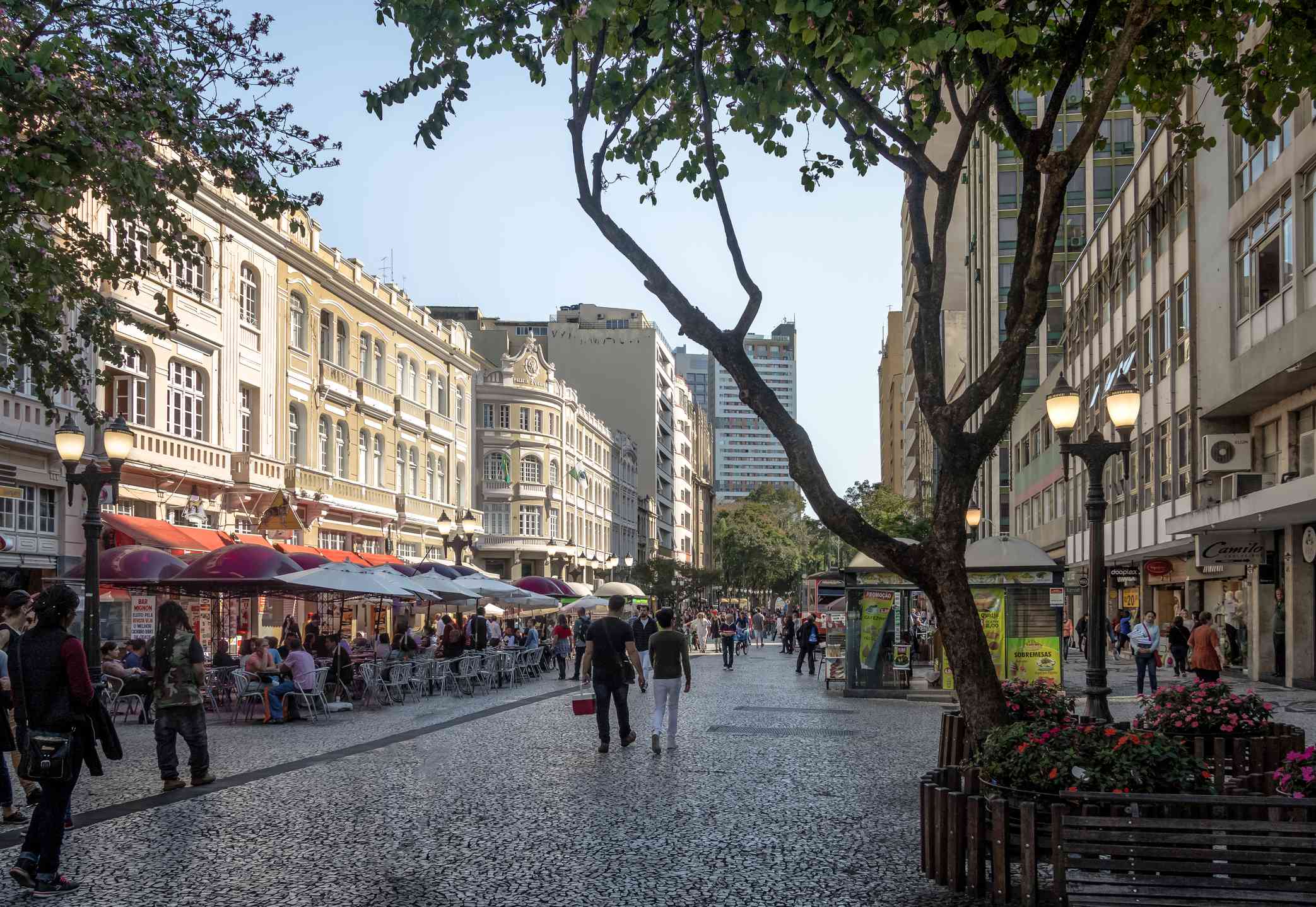 Curitiba Paraná - Rua das Flores 