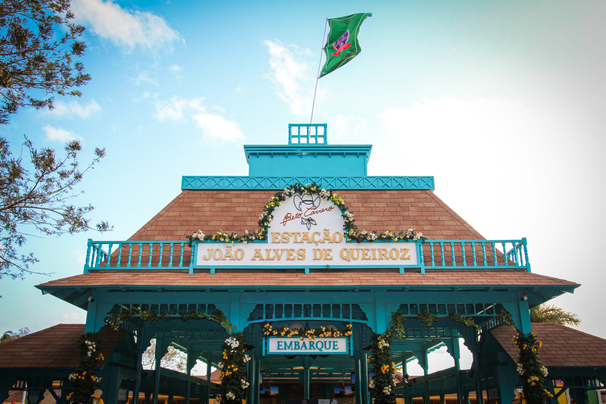 Estação João Queiroz na Terra da Fantasia - Beto Carrero World