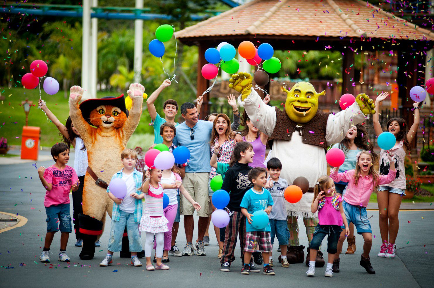 Foto com Shrek - Beto Carrero World