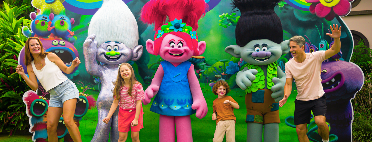 Foto com Trolls - Beto Carrero World