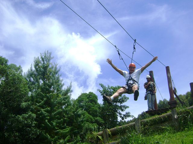 Mega Tirolesa na Fazenda Radical - Monte Verde - fazendaradical.com