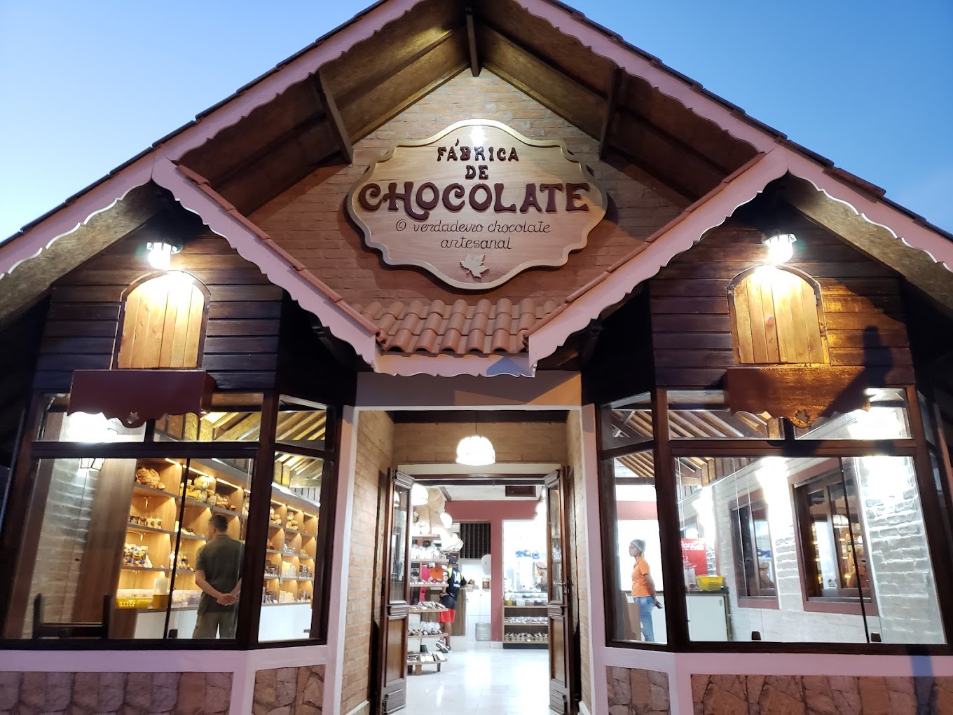 Fachada da Fábrica de Chocolates da Chocolateria Monte Verde