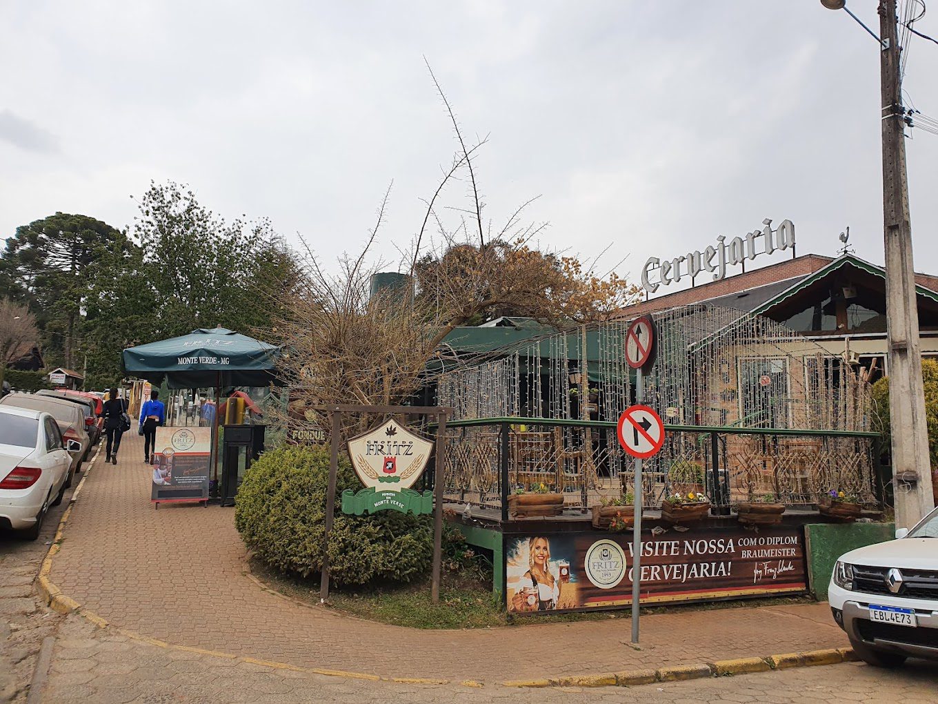 Parte externa da Fritz Cervejaria em Monte Verde