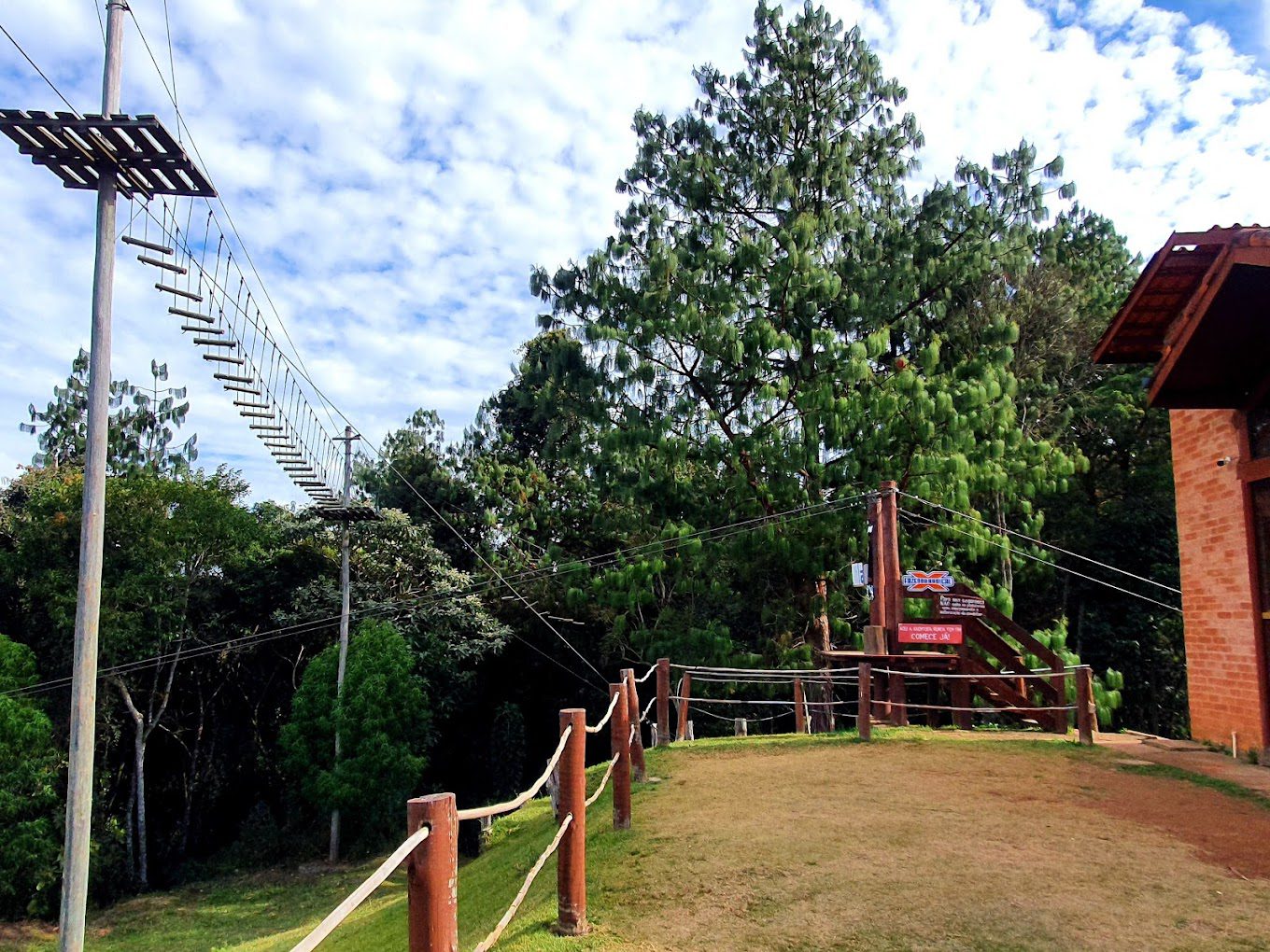 Arvorismo na Fazenda Radical em Monte Verde