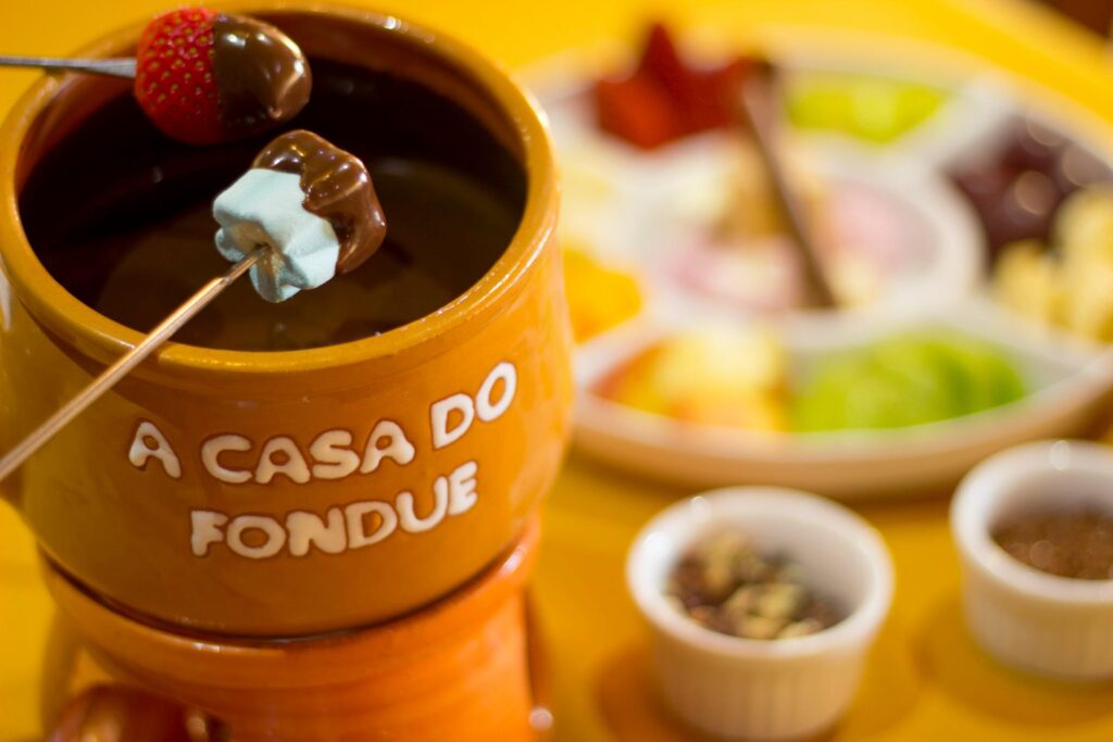 Fondue na Casa do Fondue em Monte Verde