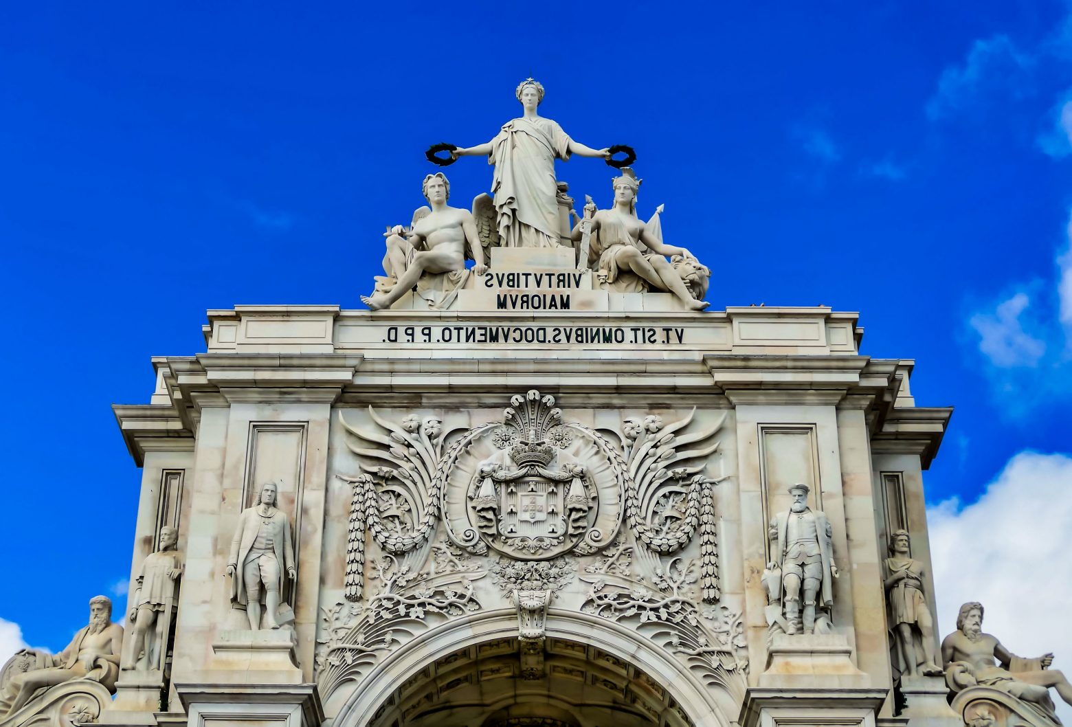 Detalhe do Arco da Rua Augusta - Lisboa - Portugal