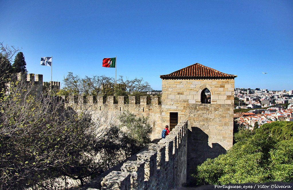 Muralhas do Castelo de São Jorge, Lisboa, Portugal