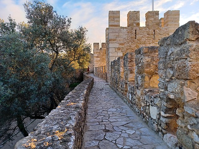 Muralhas do Castelo de São Jorge -Lisboa - Portugal