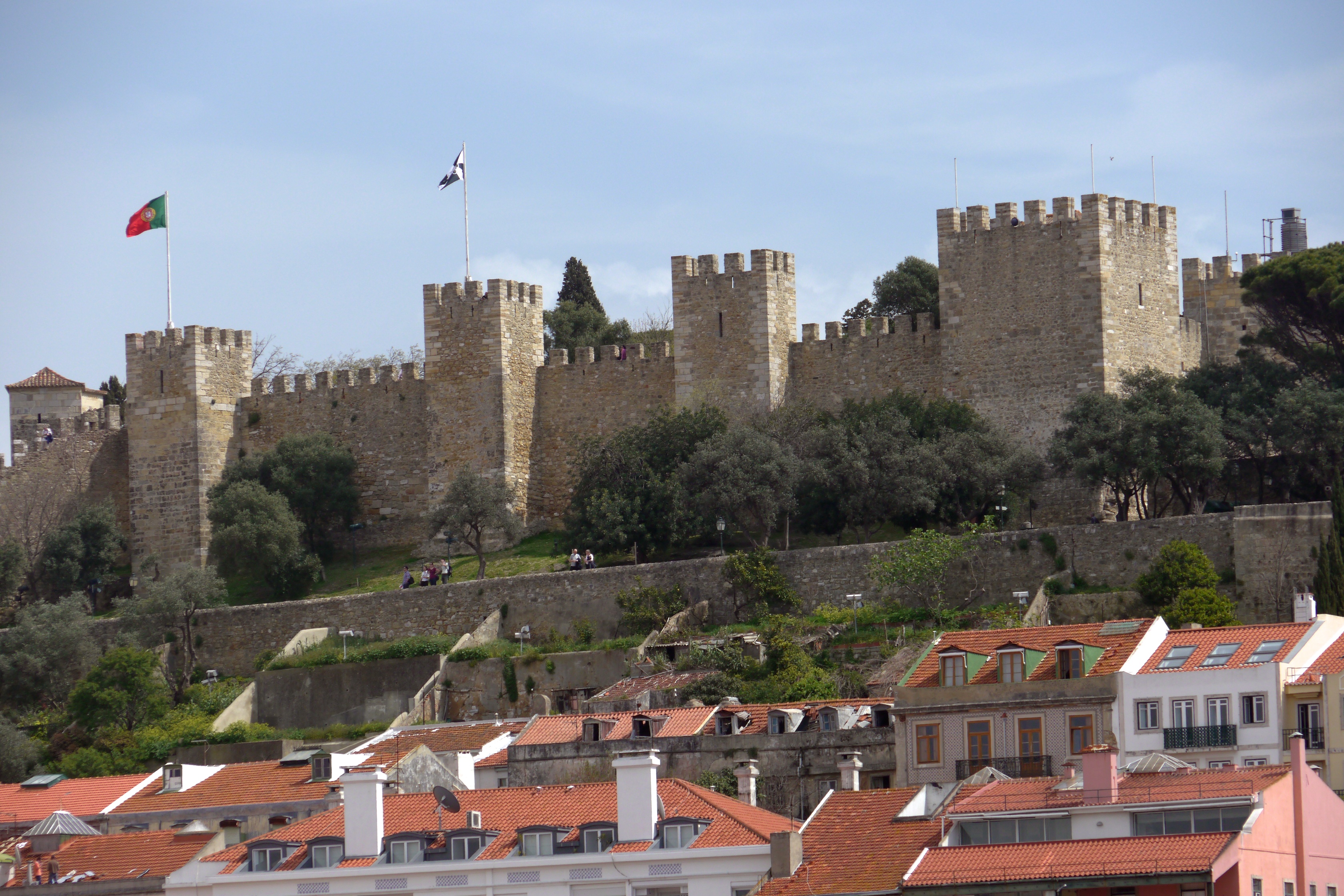 Castelo de São Jorge, em Lisboa, Portugal 