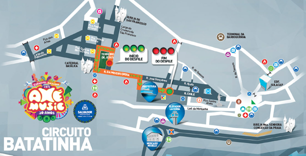 Circuito Batatinha no carnaval de Salvador 