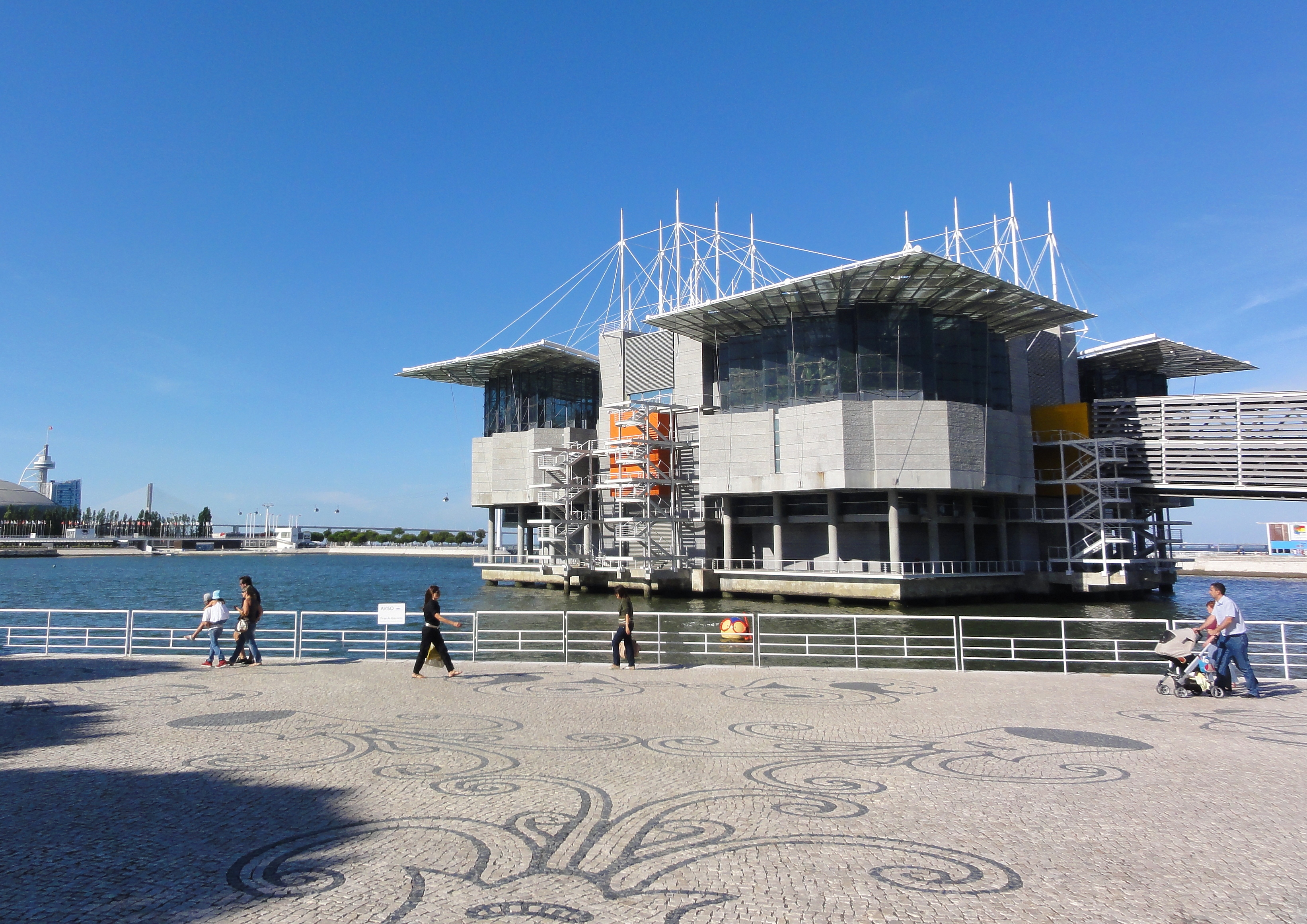 Oceanário de Lisboa, no Parque das Nações, em Lisboa, Portugal