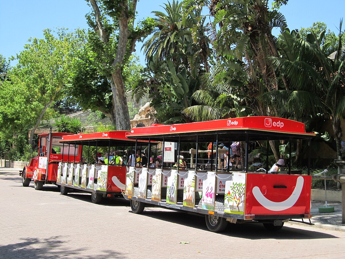 Trenzinho do Zoológico de Lisboa, portugal