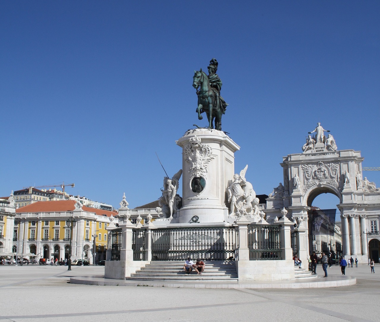 Monumento da Praça do Comércio - lisboa - Portugal