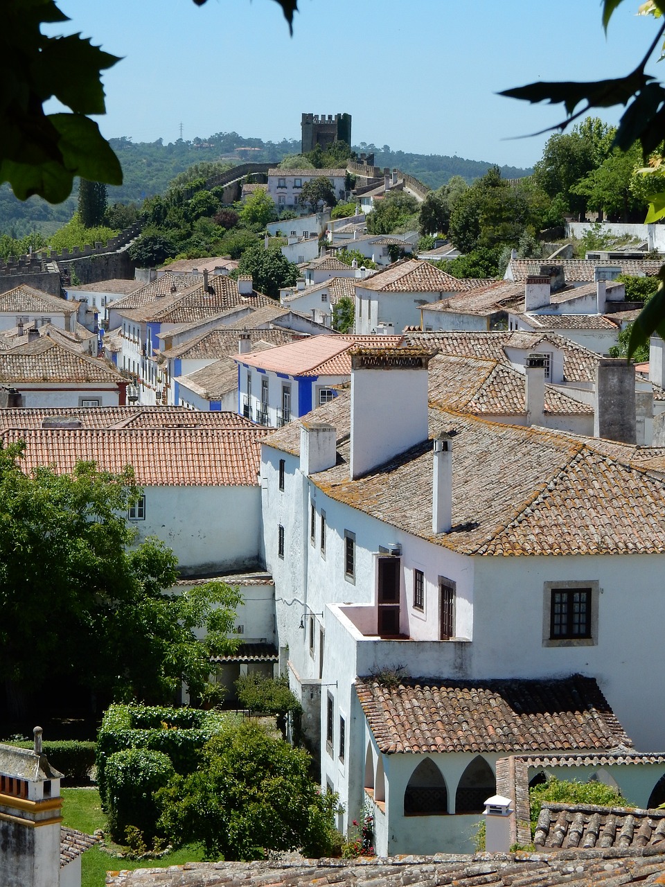 Cidade de Óbidos, em Portugal