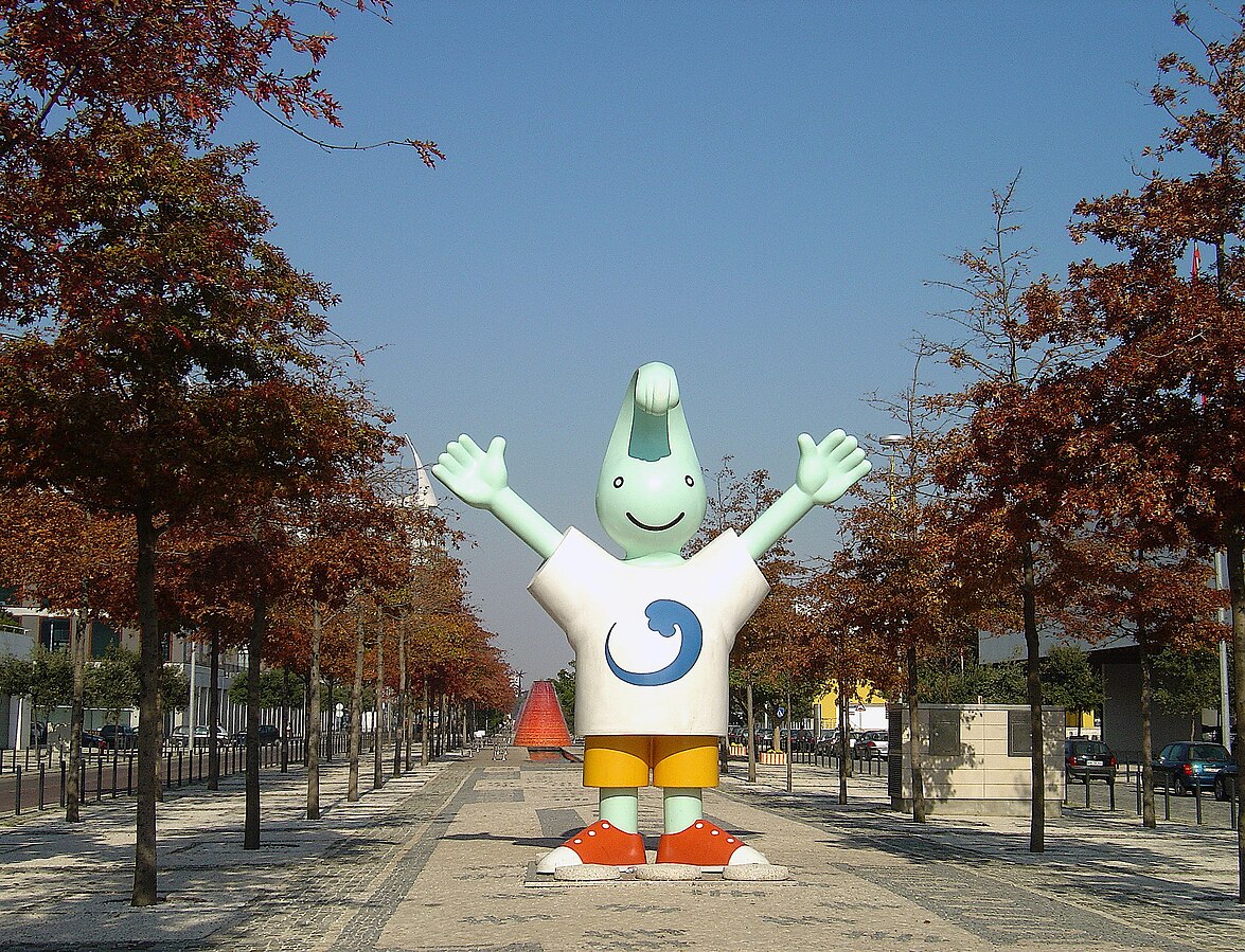 Mascote do Parque das Nações, Lisboa, Portugal