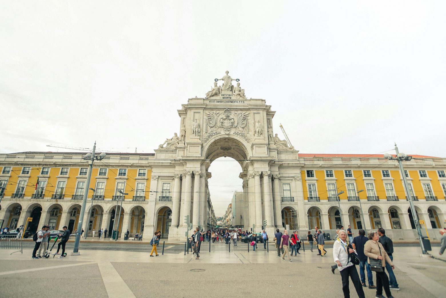 Arco da Rua Agusta da Praça do Comércio - Lisboa, Portugal