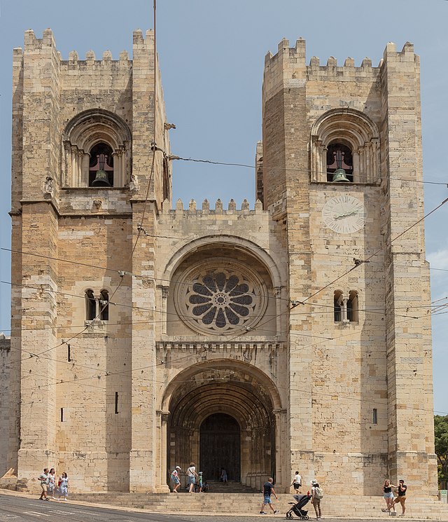 Fachada Sé de Lisboa - Portugal