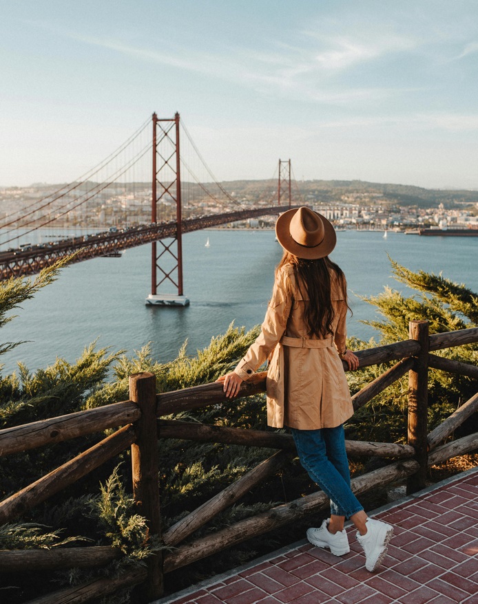 Miradouro no Cristo Rei - Lisboa - Portugal