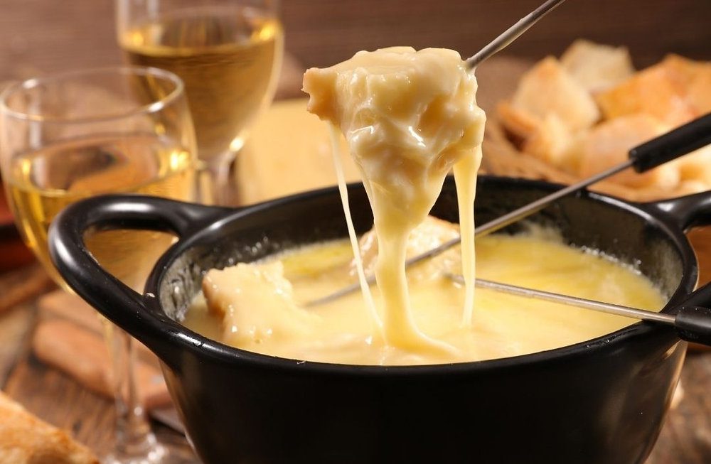 Fondue com queijo em Monte Verde