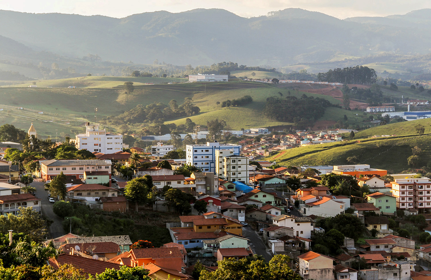 Vista geral da cidade de Extrema MG