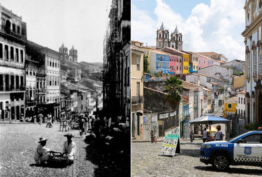 Antes e Depois do Pelourinho em Salvador