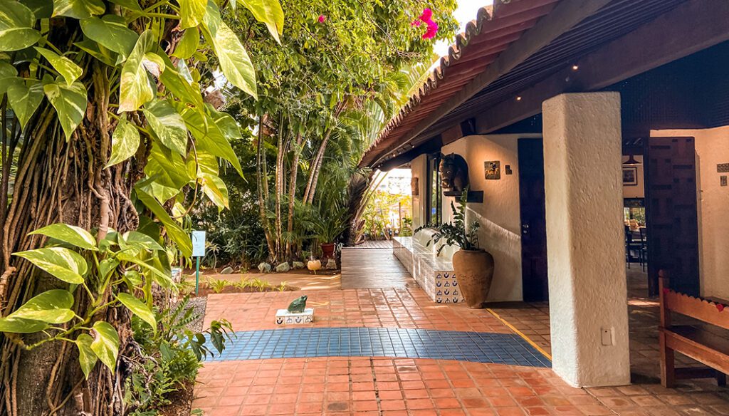 Jardim da casa de Jorge Amado em Rio Vermelho Salvador