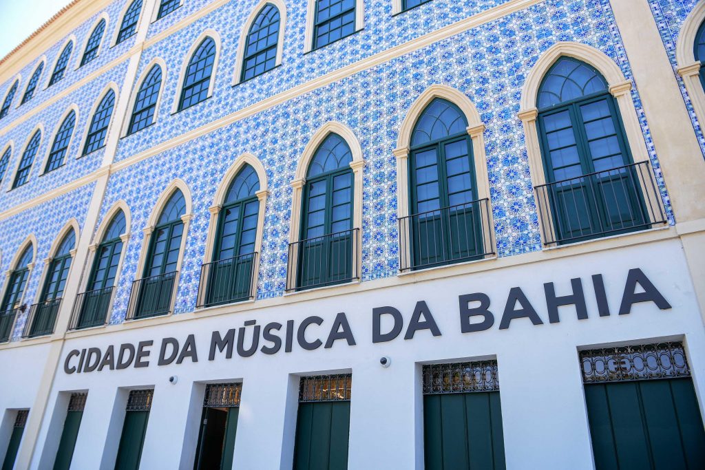 Fachada da Cidade da Música da Bahia - Salvador