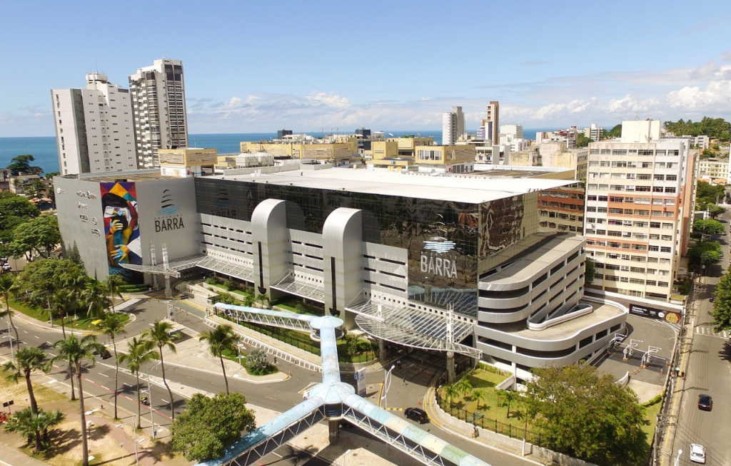 Fachada do Shopping da Bahia em Salvador