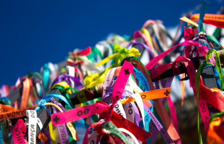 Fitinhas amarradas do Senhor do Bonfim em Salvador