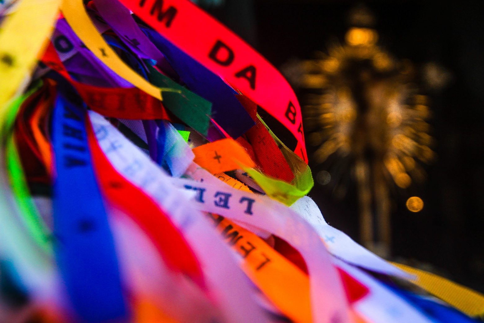 Fitinhas coloridas do Bonfim em Salvador