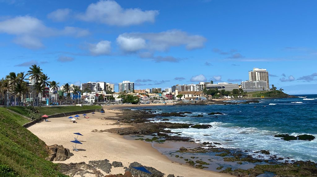 Praia de Rio Vermelho em Salvador