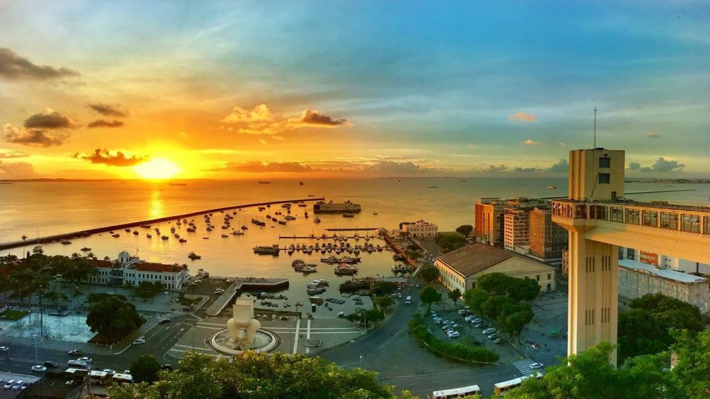 Vista panorâmica da cidade de Salvador