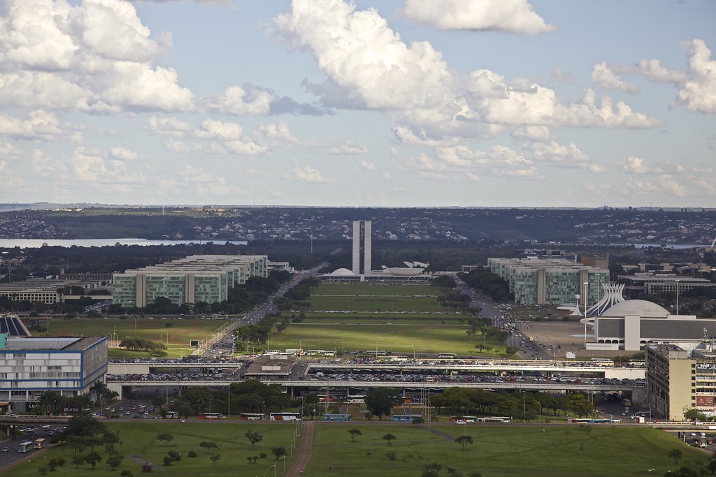 Esplanada dos Ministérios, Congresso Nacional, Catedral, Museu da República, Brasília