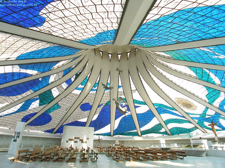 interior da Catedral de Brasília