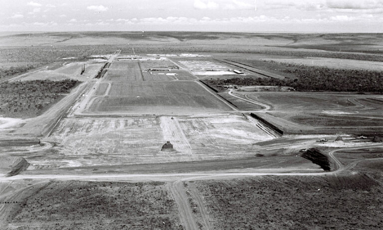 Construção de Brasília - foto do Arquivo Público do DF