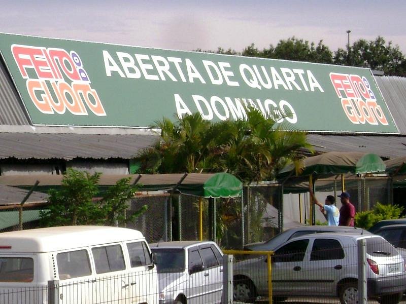 Fachada da Feira do Guará, Brasília