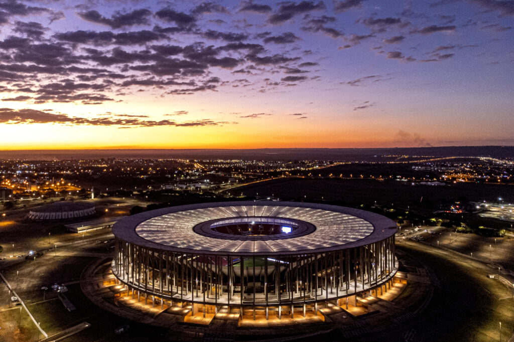 Fachada da Arena BRB Mané Garrincha, Brasília