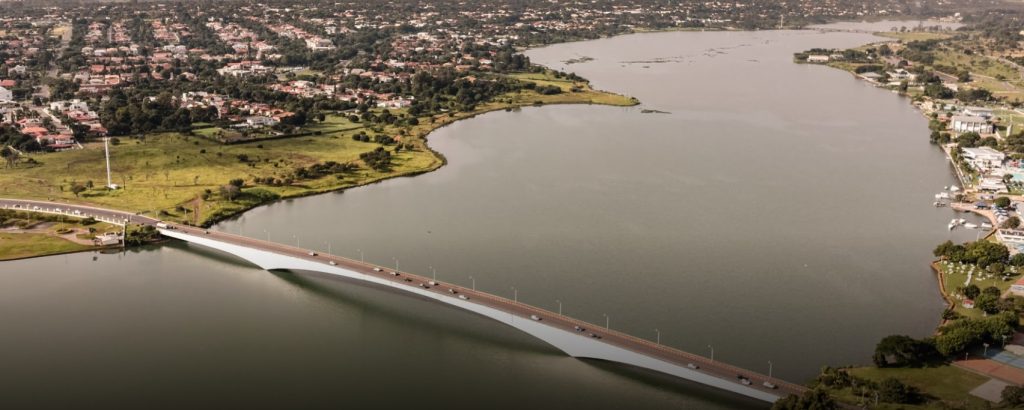 Ponte Honestino Guimarães, Lago Paranoá, Brasília