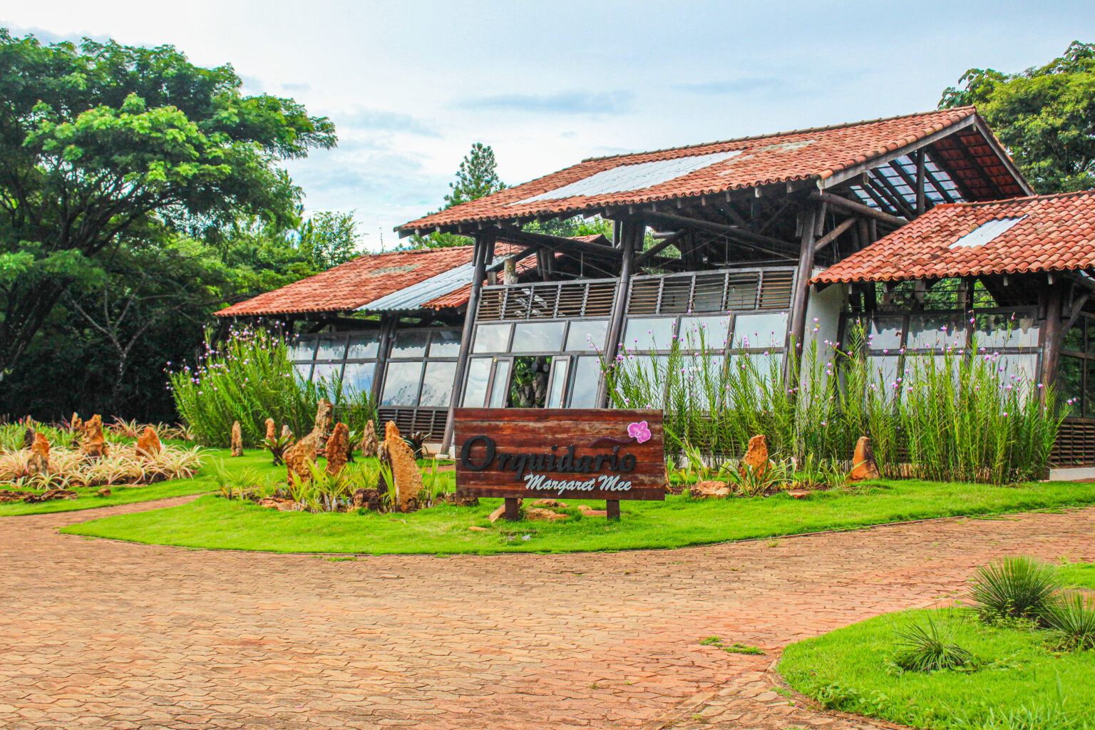 Orquidário do Jardim Botânico de Brasília.