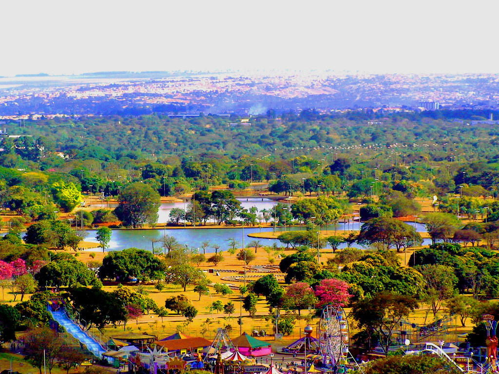 Vista aérea do Parque da Cidade