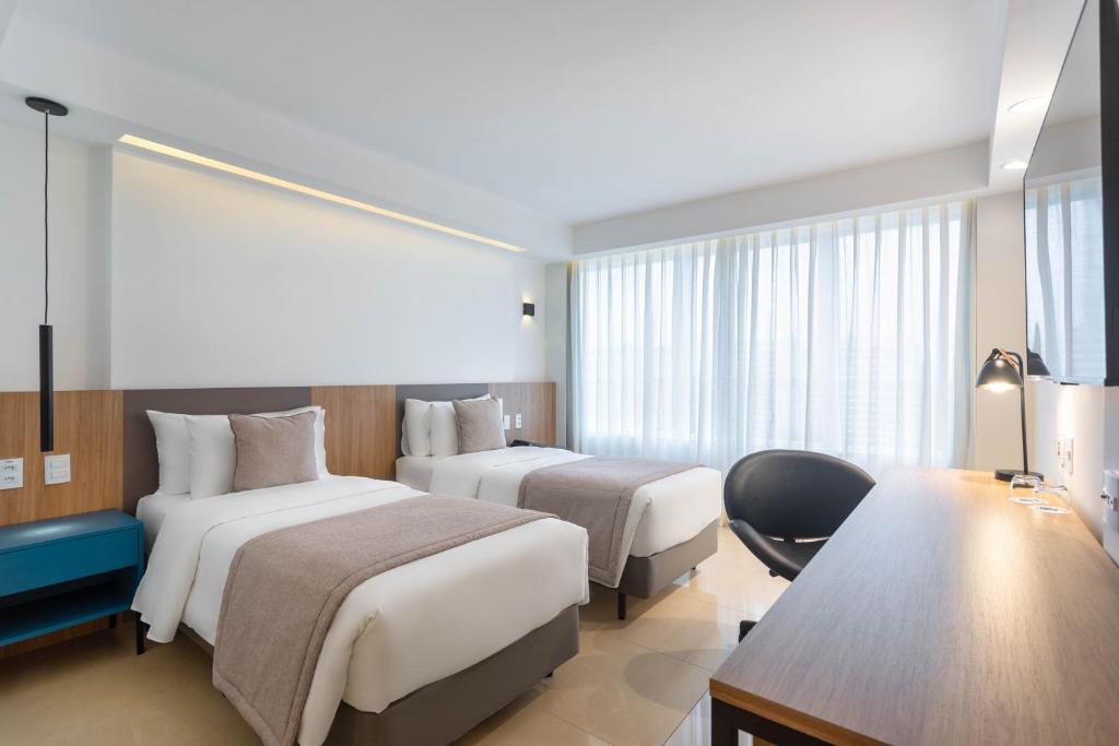 Quarto do Hotel Tryp by Wyndham Brasília Nações, em Brasília