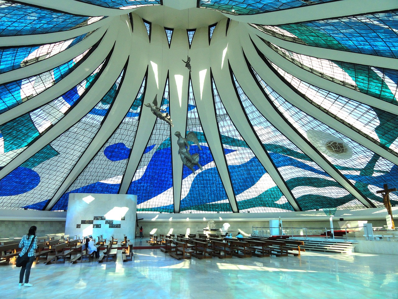 Interior da Catedral de Brasília