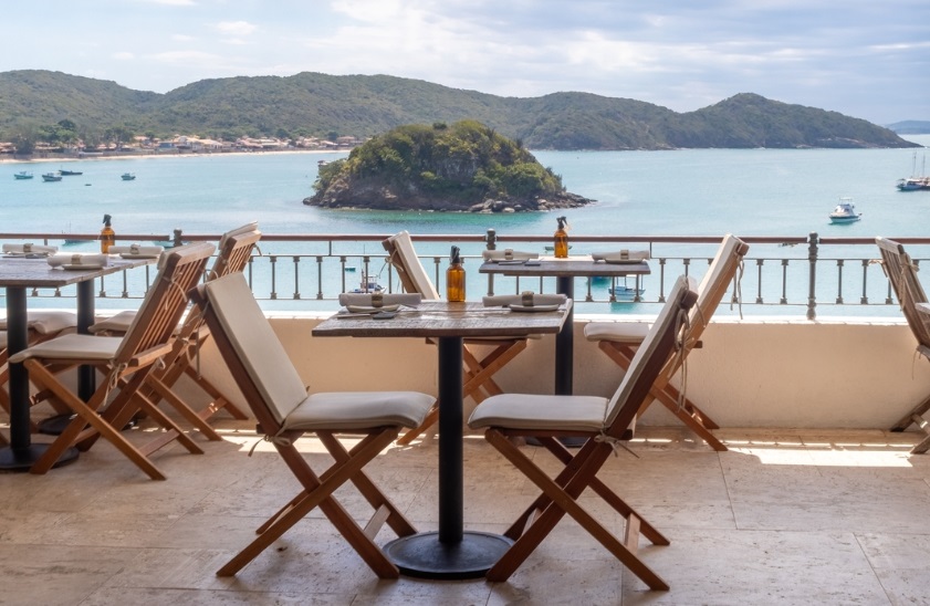 Vista do 74 Restaurant, Praia da Armação