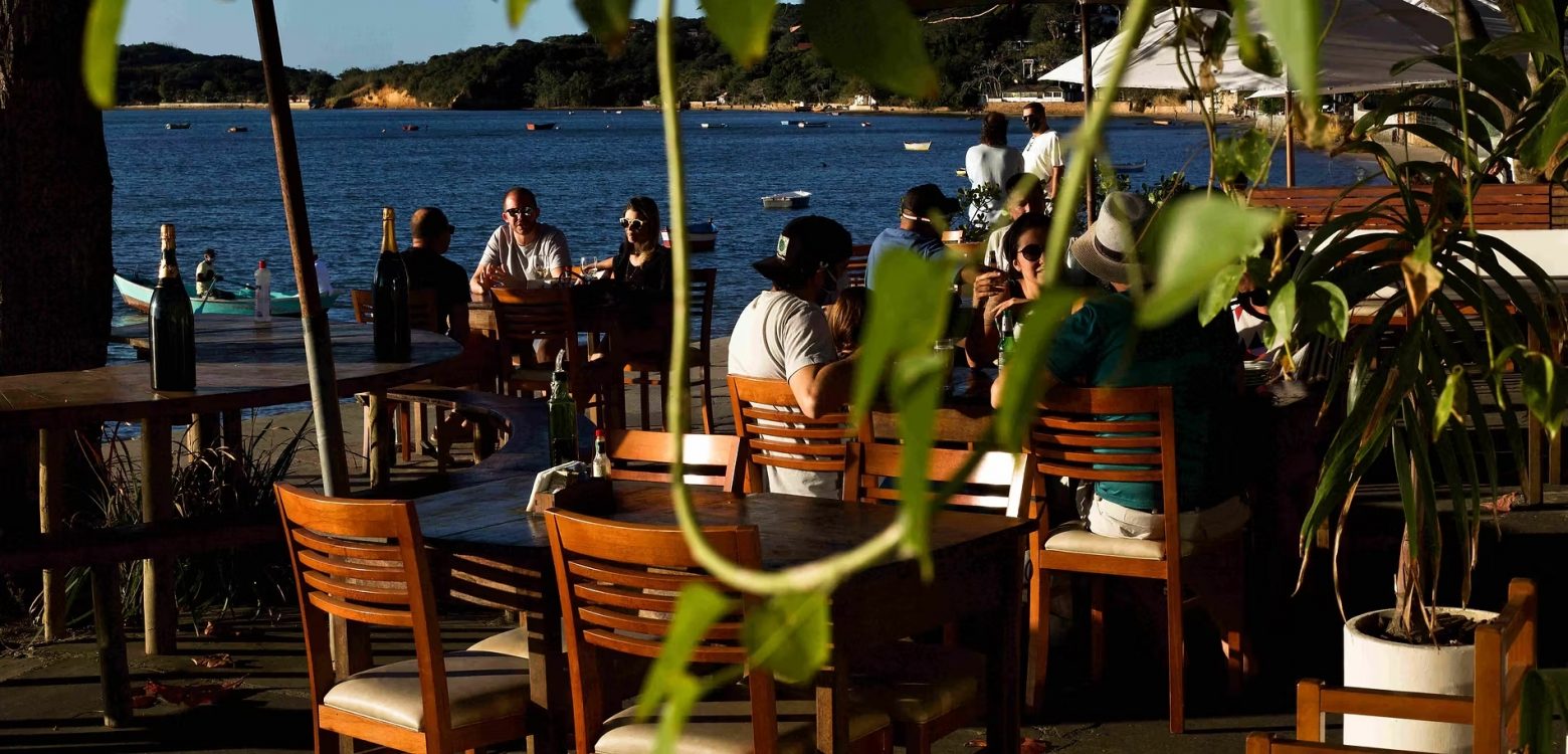 Vista do Bar dos Pescadores - Ponto da Barra - Búzios